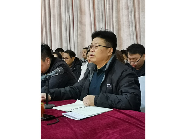 Tangshan Jinsha Şirketi Yeni Yıl açılış toplantısını düzenledi